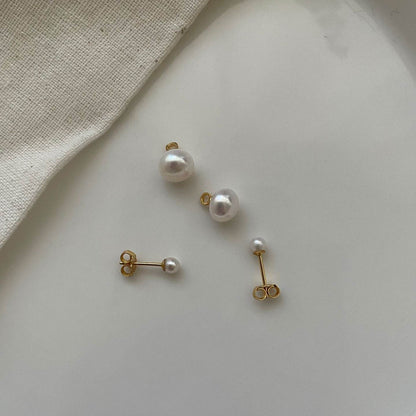 Double Pearl Earrings - SOLIS