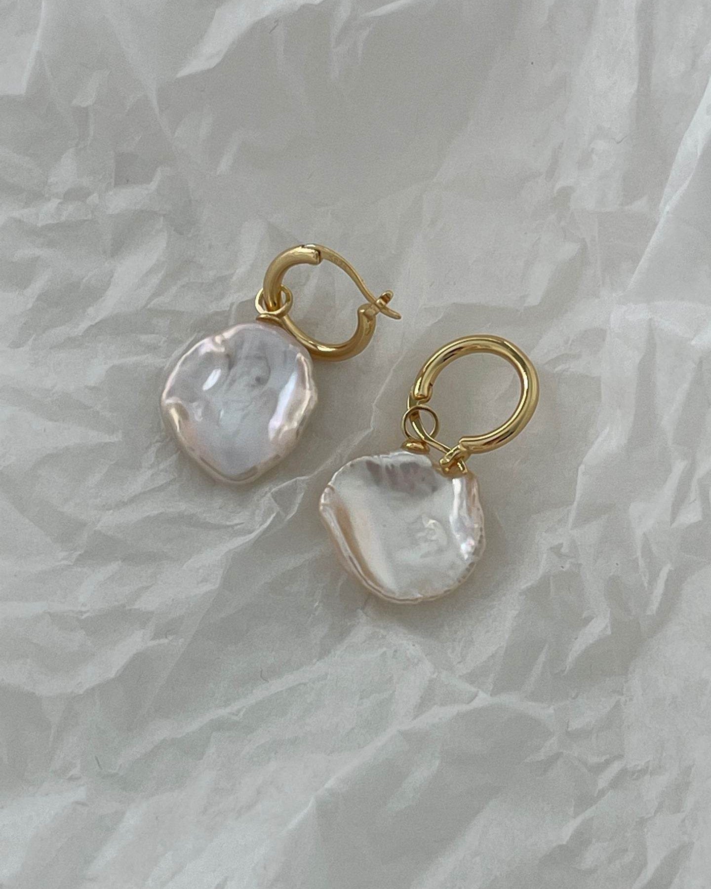 Bloom Form Originals - Pearl Hoops - SOLIS