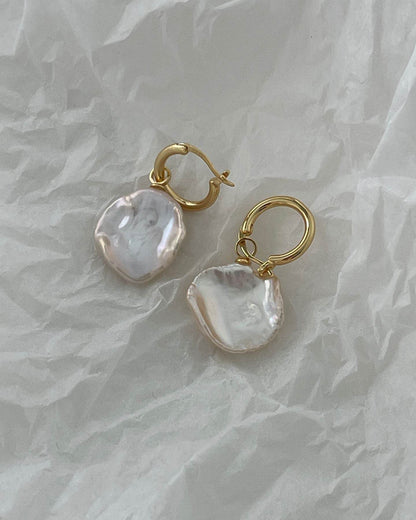 Bloom Form Originals - Pearl Hoops - SOLIS