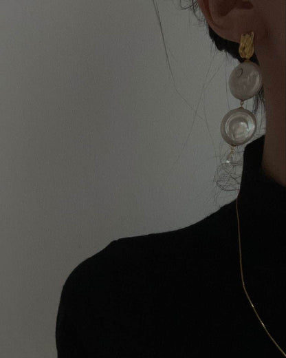 Roman Holiday Earrings · Double Coin - SOLIS