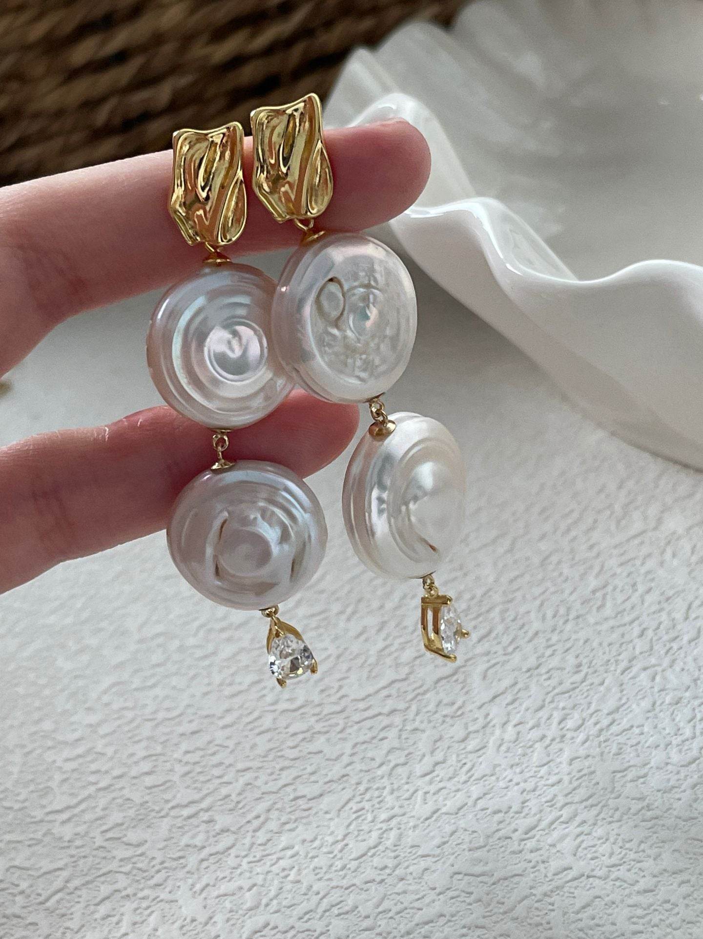Roman Holiday Earrings · Double Coin - SOLIS