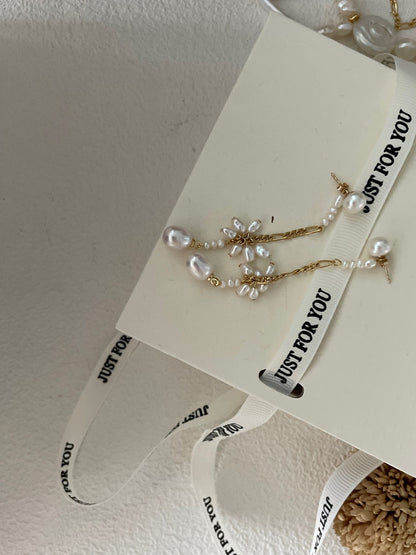 Blooming Drop Earrings