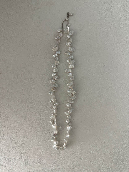 Keshi Pearl Necklace & Bracelet Set - SOLIS