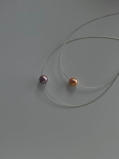 Minimalist Baroque Pearl Choker - SOLIS