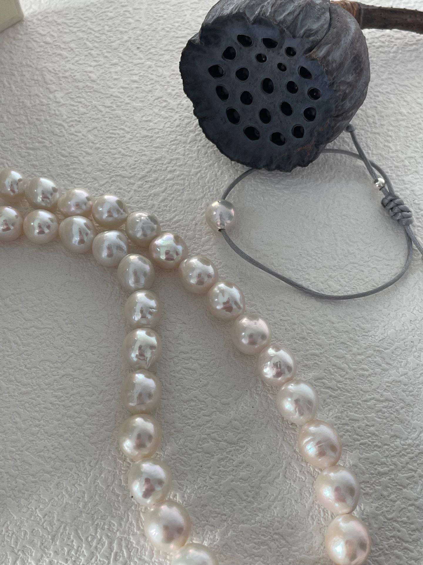 Edison Freshwater Pearl Necklace – Sterling Silver Clasp - SOLIS