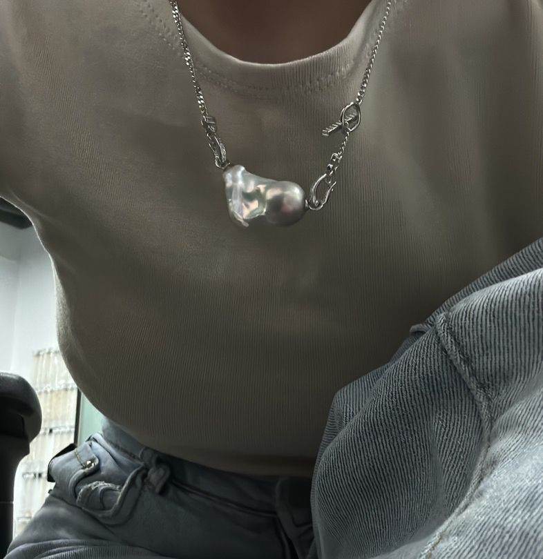 Private Treasures · Baroque Pearl Cuban Necklace - SOLIS