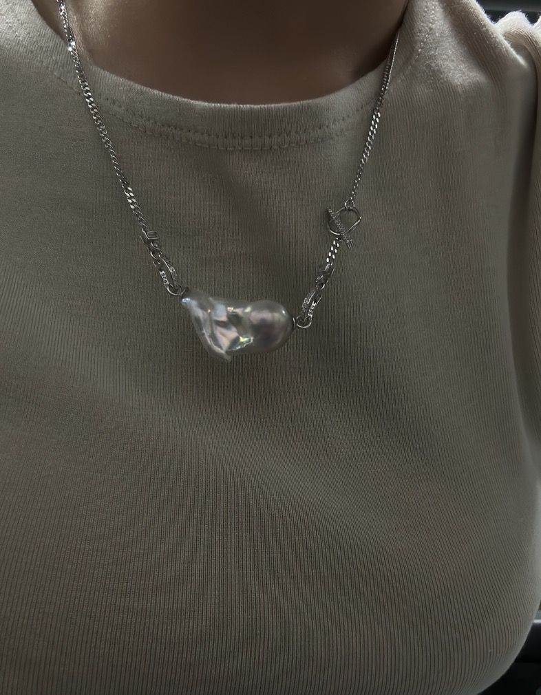 Private Treasures · Baroque Pearl Cuban Necklace - SOLIS