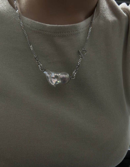 Private Treasures · Baroque Pearl Cuban Necklace - SOLIS