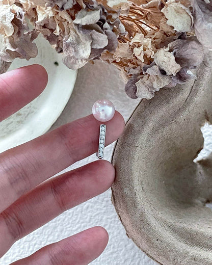 Geometric Pearl Ring - SOLIS