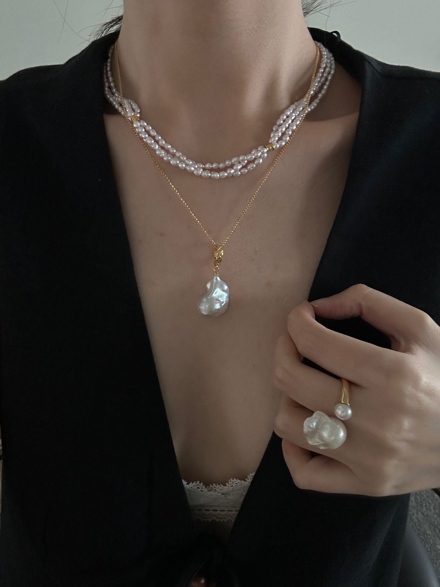 Mini Pearl Pink Dream Necklace