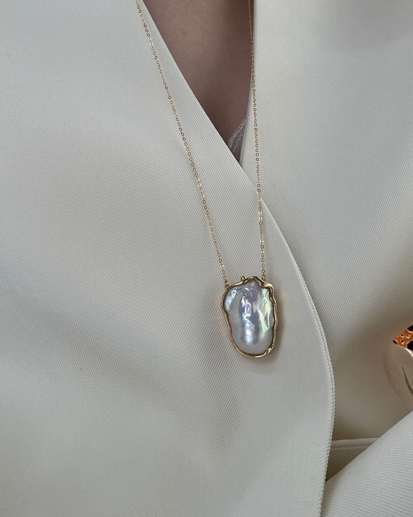 Baroque Stone Necklace - SOLIS MOOD