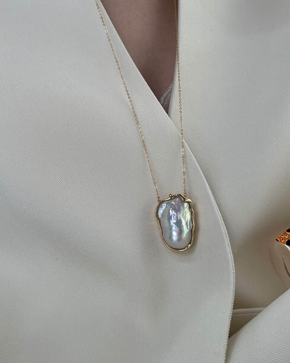 Baroque Stone Necklace - SOLIS MOOD