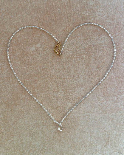 Mini Pearl Beam Necklace - SOLIS