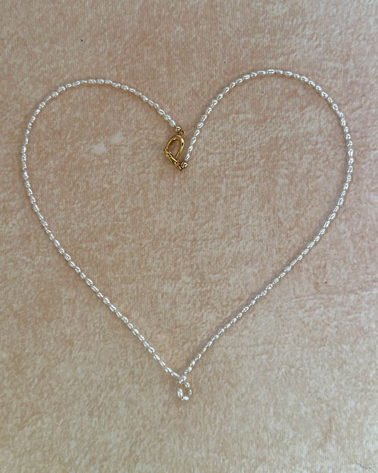 Mini Pearl Beam Necklace - SOLIS