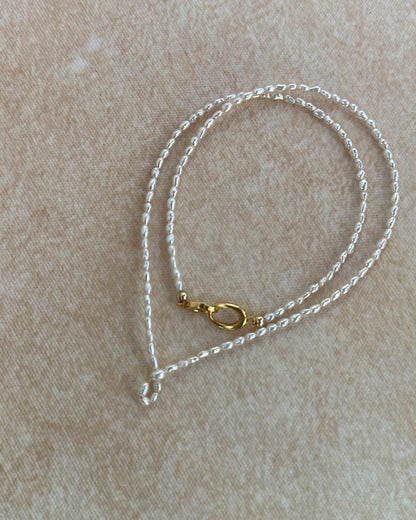 Mini Pearl Beam Necklace - SOLIS