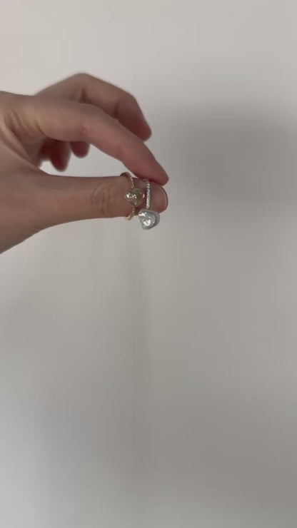 Gleam · Iridescent Pearl Ring – Silver