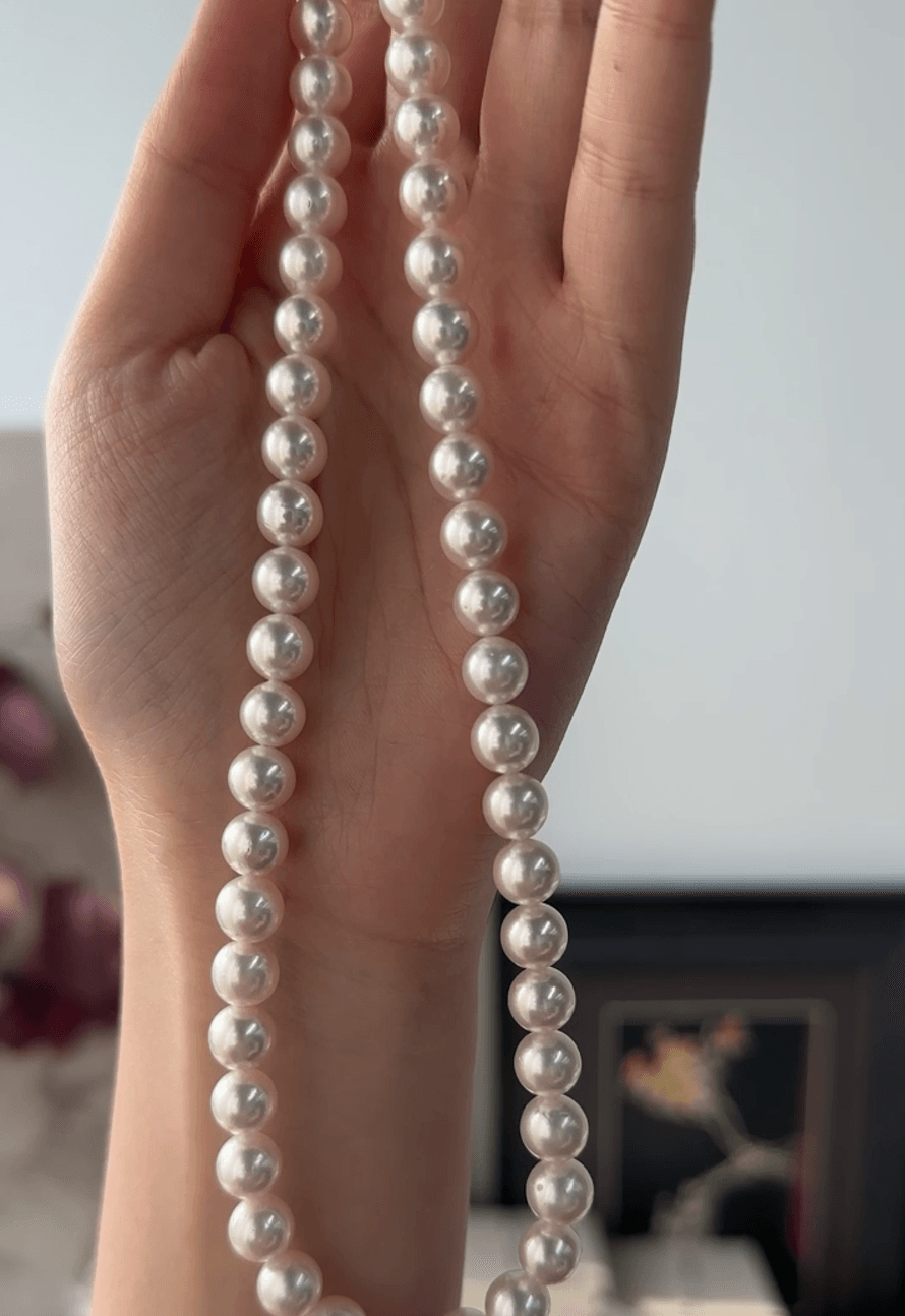 Private Treasures ·Akoya Pearl Necklace – 7.5–8mm Flawless Luster - SOLIS