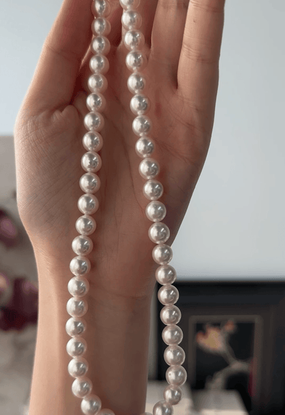 Private Treasures ·Akoya Pearl Necklace – 7.5–8mm Flawless Luster - SOLIS