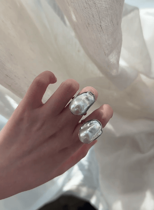 Private Treasures · Baroque Pearl Open Ring - SOLIS